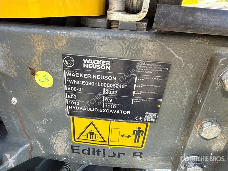 Koparka Wacker Neuson 803 Mini Excavator