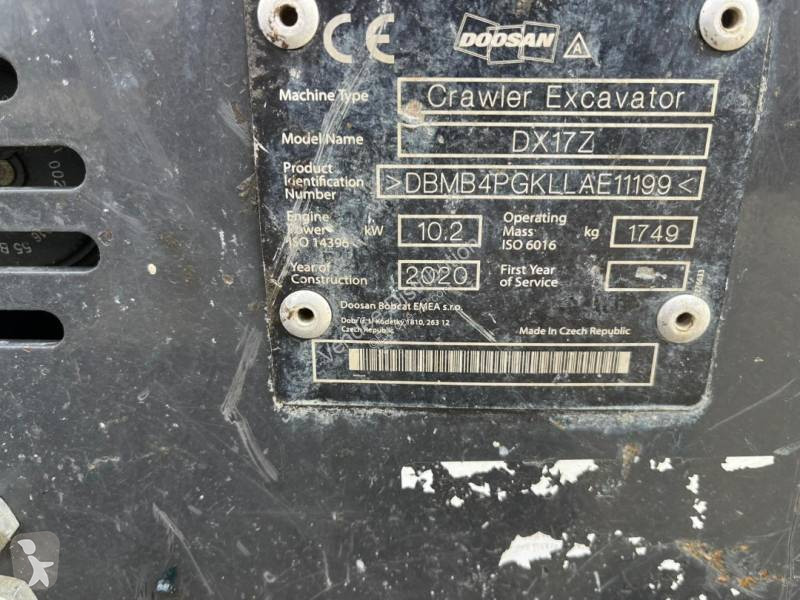 Graafmachine Doosan DX17Z