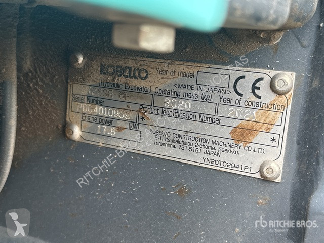Escavadora Kobelco SK28SR-6E