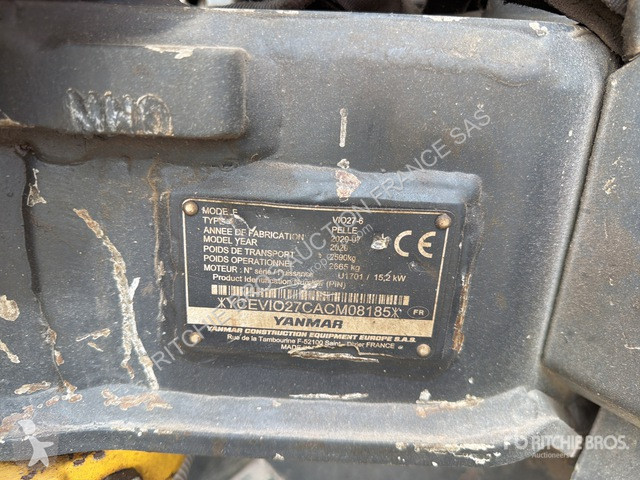 Escavadora Yanmar  Vio27-6