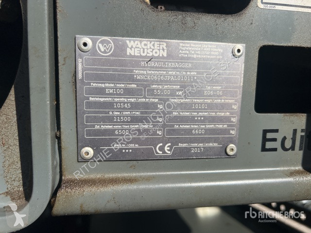 Экскаватор Wacker Neuson  EW100