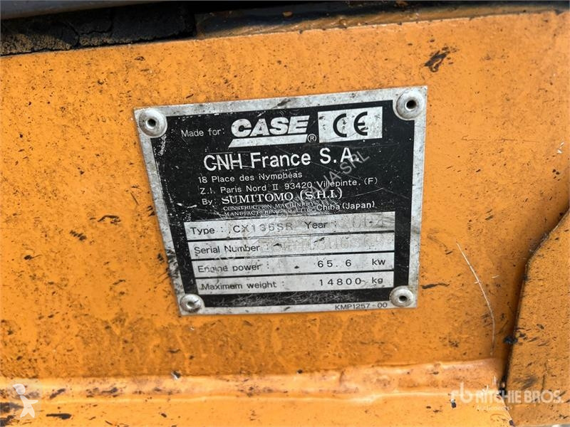 Pelle Case 135SR Tracked Excavator