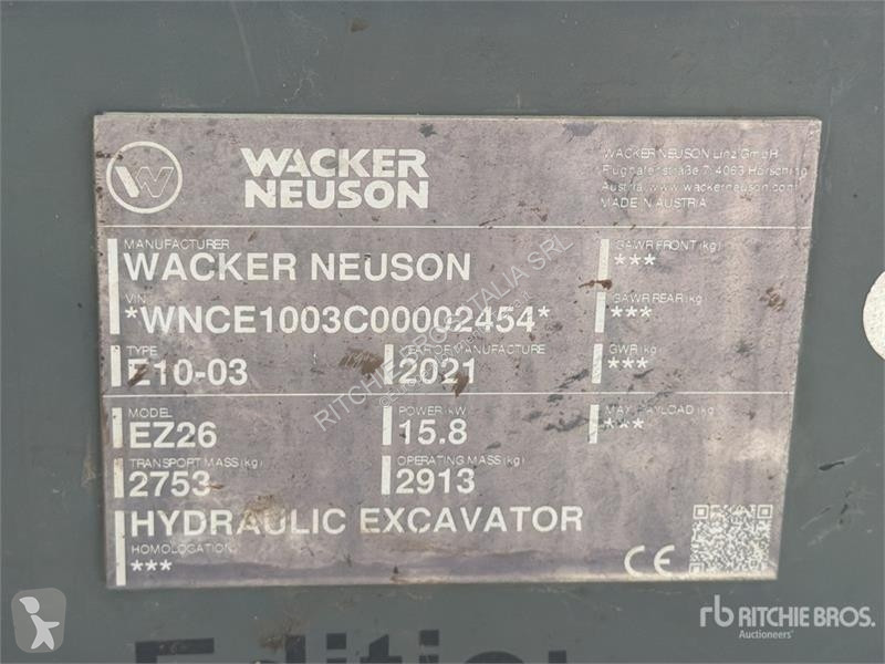 Skovel Wacker Neuson Mini Excavator