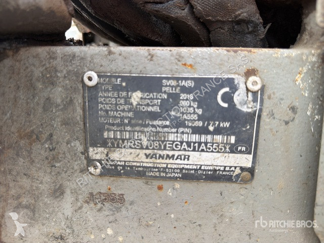 جرافة Yanmar SV08-1A