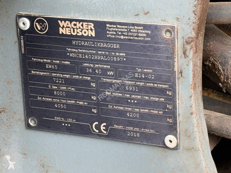 Excavator Neuson EW 65