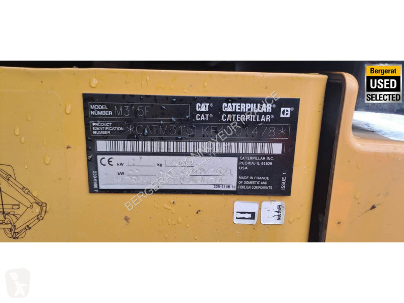Excavator Caterpillar M315F IVC