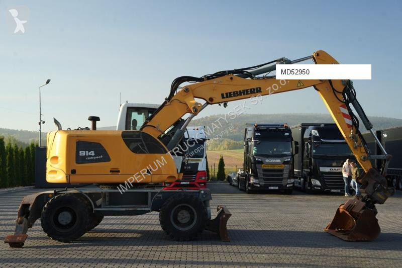 جرافة Liebherr A 914 COMPACT / KOPARKA KOŁOWA /...