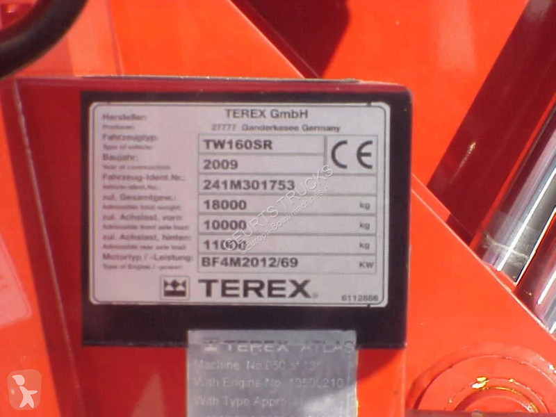 Escavatore Terex SR RAILWAY EXAVATOR