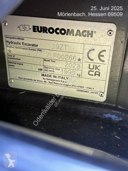 Escavadora Eurocomach 19ZT