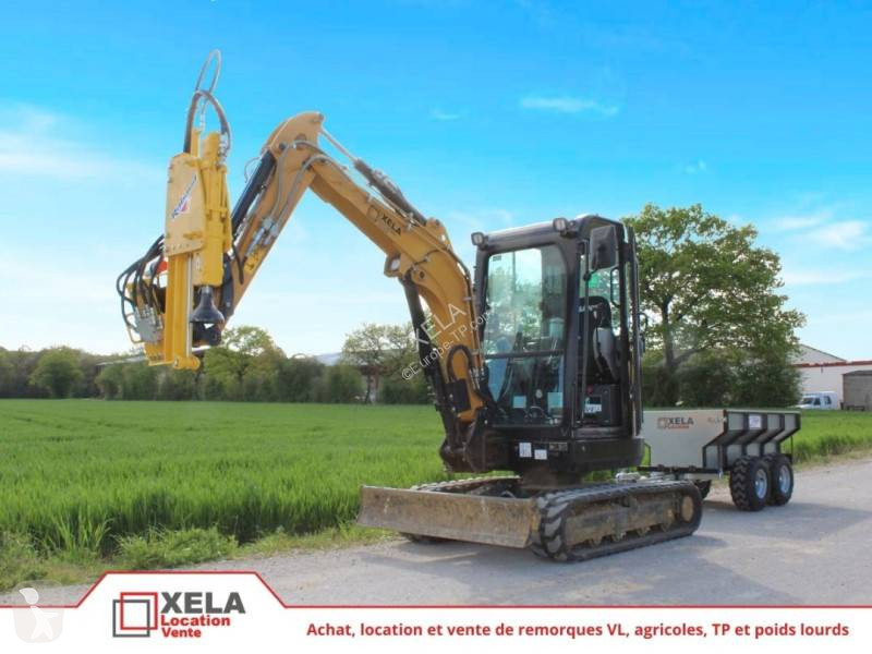 Skovl Sany LOCATION Pelle avec enfonce pieux ou...