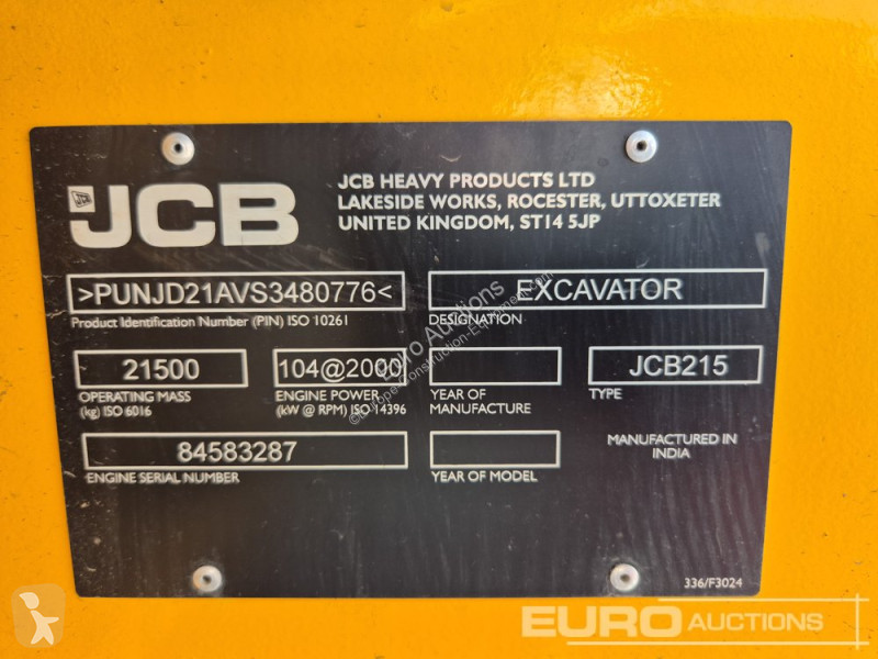 جرافة JCB JS215LC