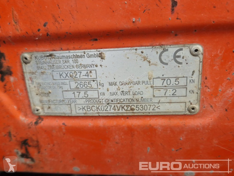 Escavatore Kubota KX027-4