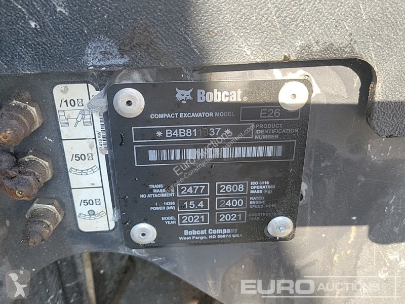 Escavadora Bobcat