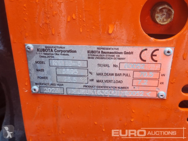 Lopatový nakládač Kubota KX163-5