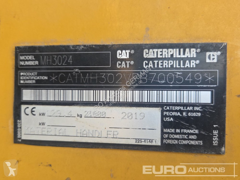 Graafmachine Caterpillar MH3024