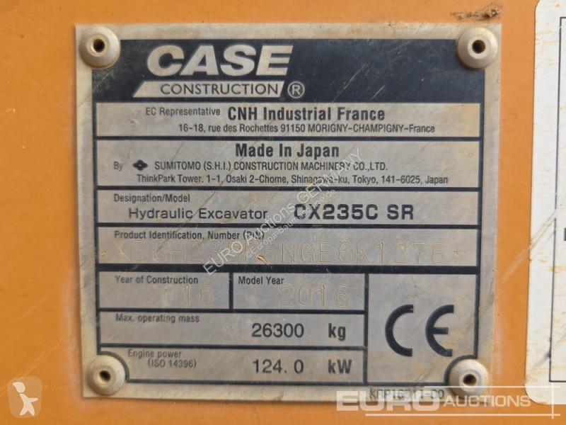 Case 5C SR excavator