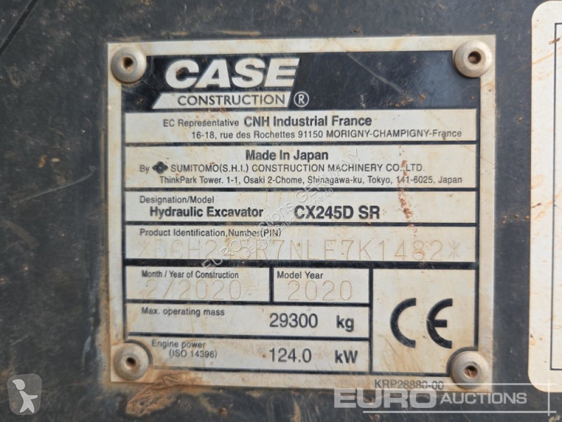 Skovel Case CX245D SR