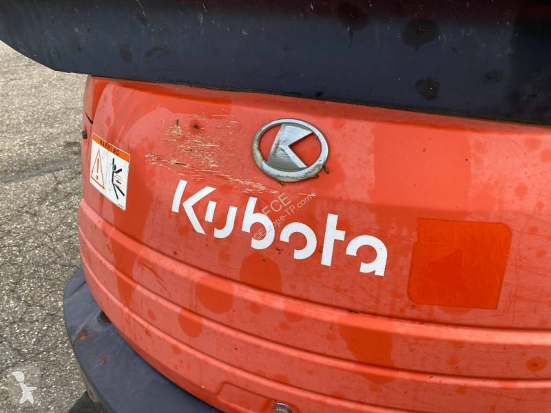 Pelle Kubota U20-3EU / Certificat CE endommagée