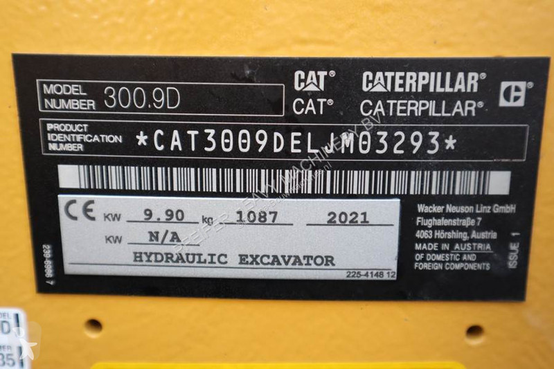 Excavadora Caterpillar Valid inspection,...