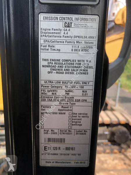 Lopatový nakládač Caterpillar 316E EL EPA