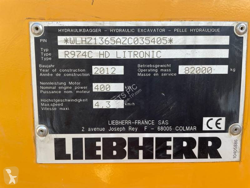 Escavadora Liebherr