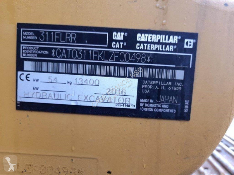 Excavator Caterpillar 311 F BLADE