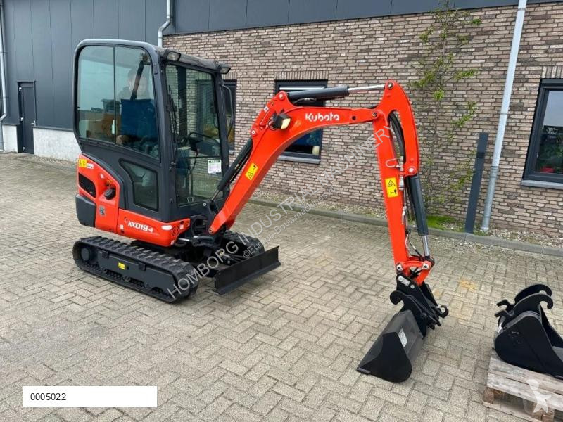 Escavadora Kubota KX019-4 Mini Graver Rups...