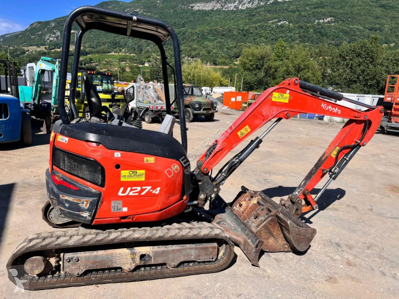 Excavadora Kubota U27-4 MINIPELLE 2,7T CANOPY...