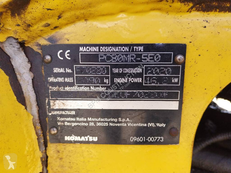 Escavadora Komatsu PC80MR-5
