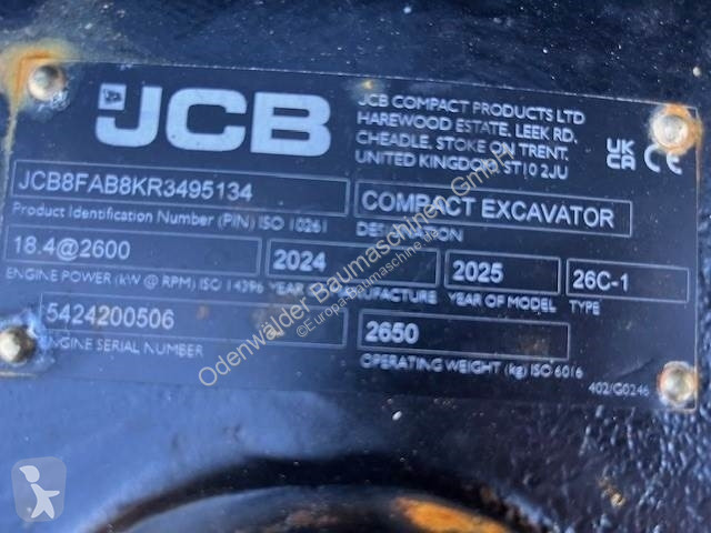 Skovl JCB 26C-1