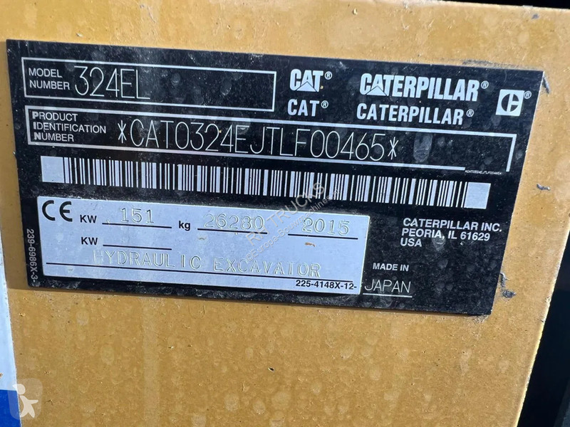 Graafmachine Caterpillar 324 EL, CE, 9655...