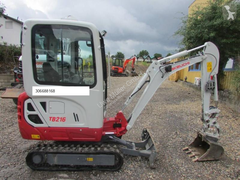 Escavadora Takeuchi TB 216 V4 Minibagger 28.000...