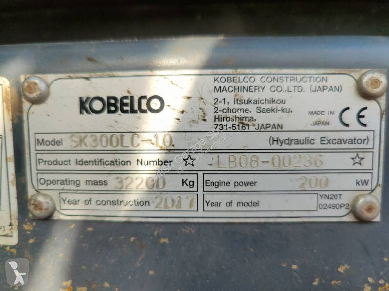 Excavadora Kobelco SK300 LC-10