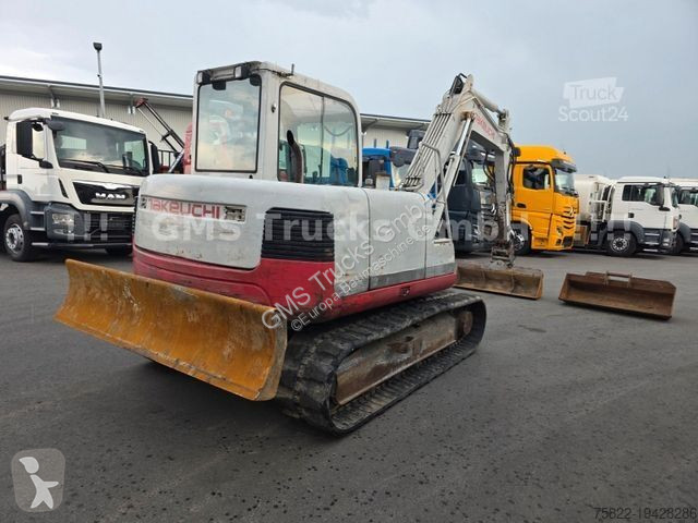 Escavadora Takeuchi / 7,5ton / SW MS08 / 2 Löffel