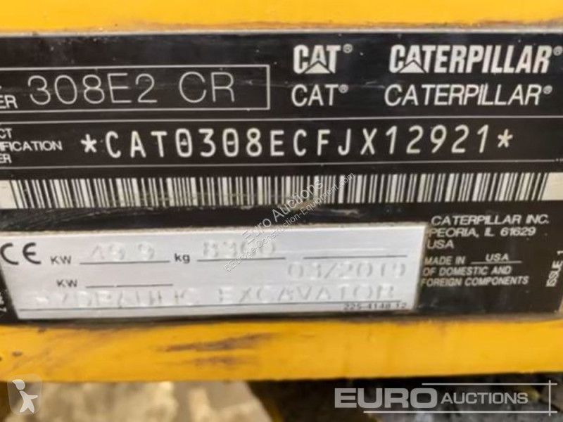 Graafmachine Caterpillar 308E2