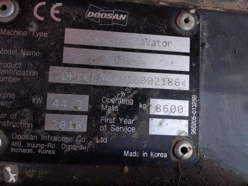 Escavatore Doosan DX85-3