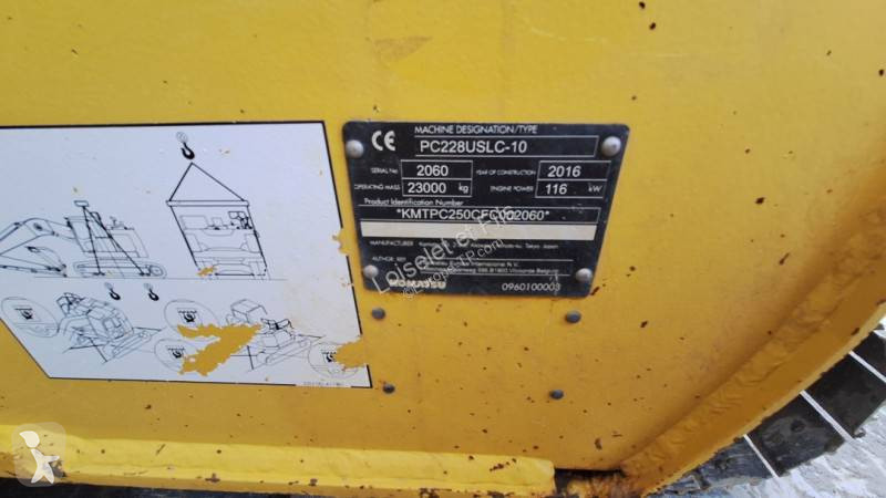 Rýpadlo Komatsu PC228USLC-10