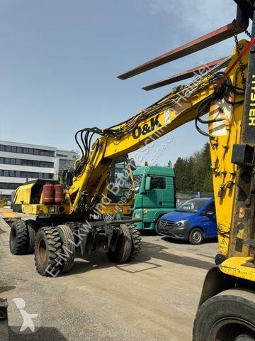 جرافة O&K MOBILBAGGER AUCH FÜR GLEISE