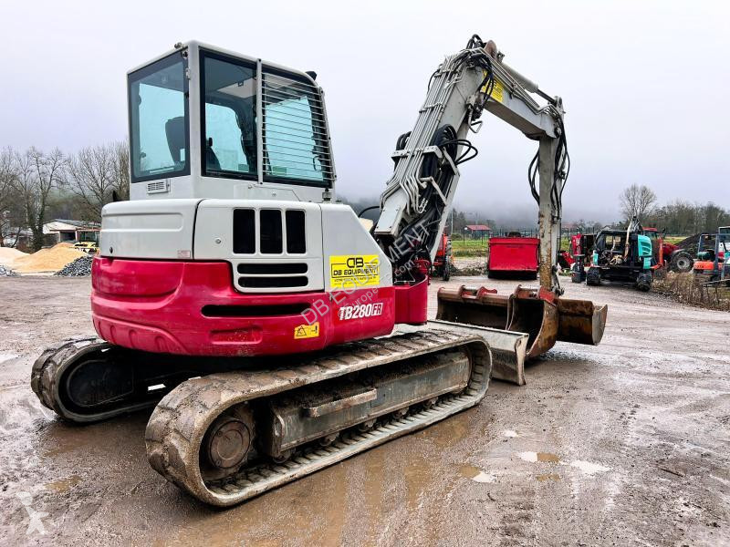 جرافة Takeuchi TB280FR pelle à chenille 8T