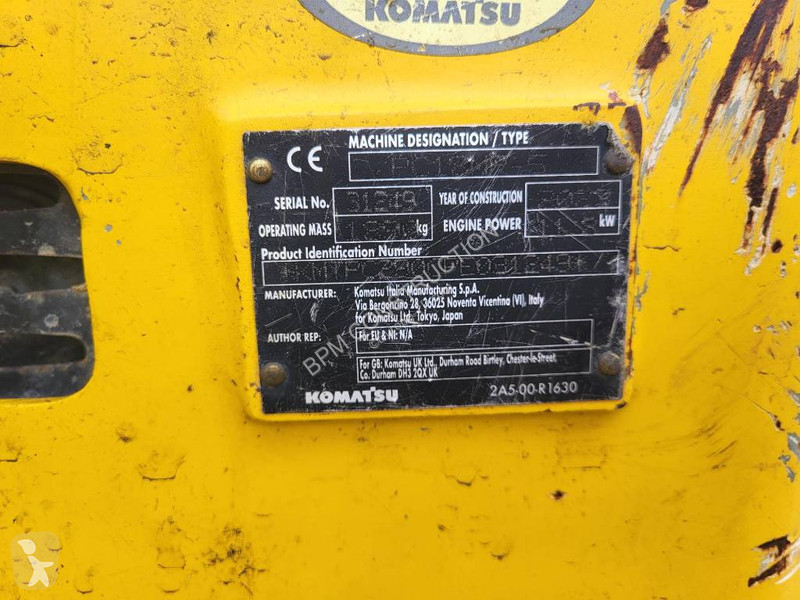 جرافة Komatsu PC18MR-5