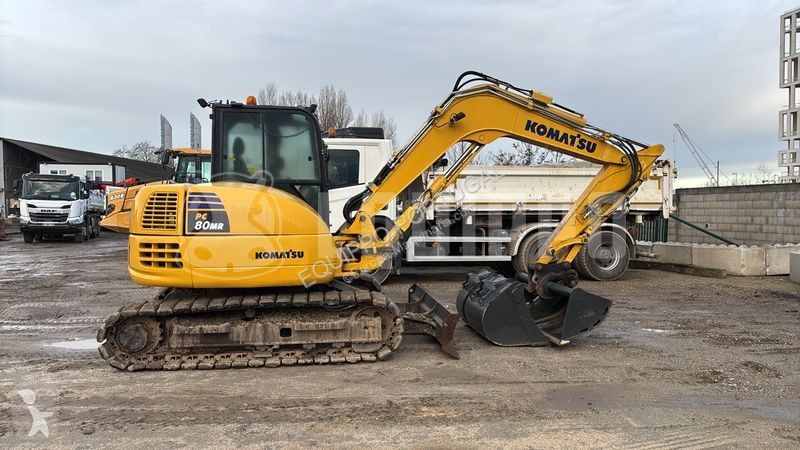 Rýpadlo Komatsu PC80MR-5E0 with 3 excavator...