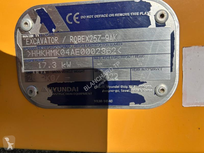 Pelle Hyundai  R25Z-AK