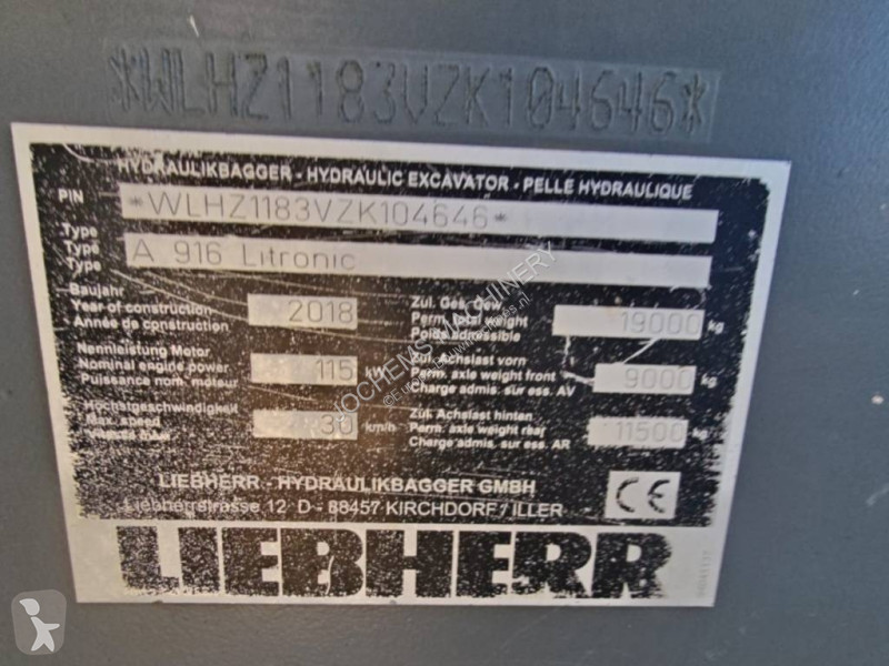 جرافة Liebherr A 916