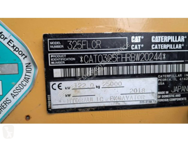 Graafmachine Caterpillar 325F CR