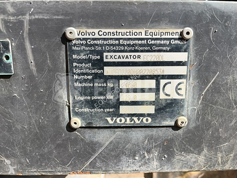 Rýpadlo Volvo without bucket without Oilquick