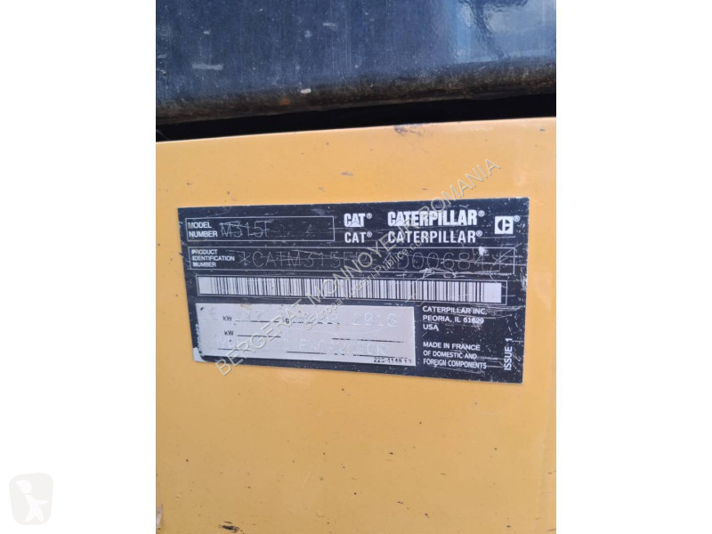 Rýpadlo Caterpillar M315F