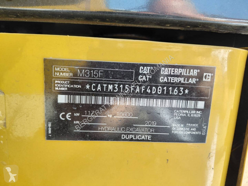 Pelle Caterpillar M315F
