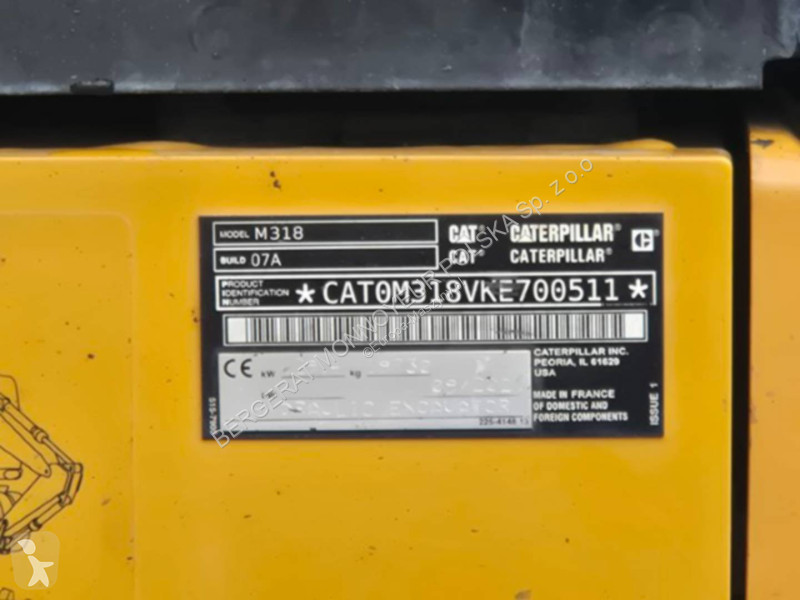 Skovl Caterpillar M318-07