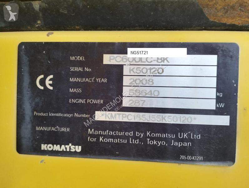 Rýpadlo Komatsu PC600LC-8K