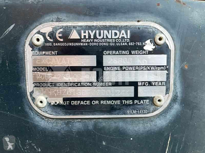 Rýpadlo Hyundai Robex 235 LCR-9A